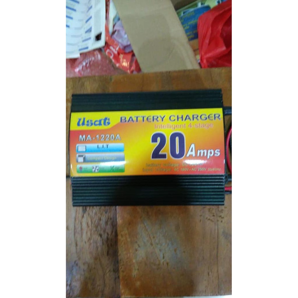 Jual cas aki 12v 20a usat battery,Charger Aki Otomatis 12V 20A motor