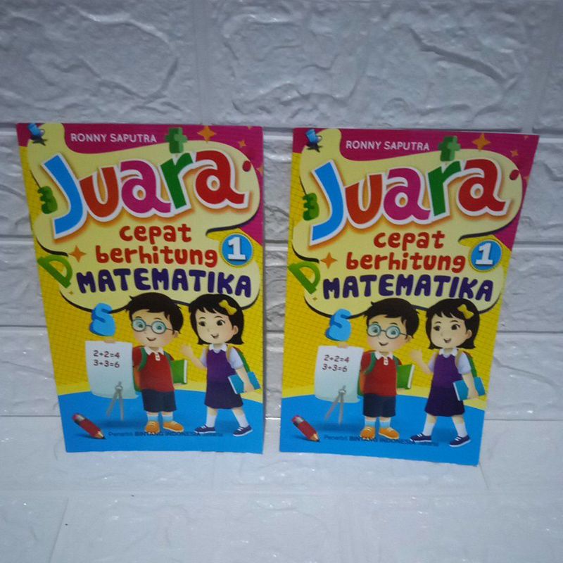 Jual BUKU ANAK TK PAUD SD JUARA CEPAT BERHITUNG MATEMATIKA JILID 1 DAN ...