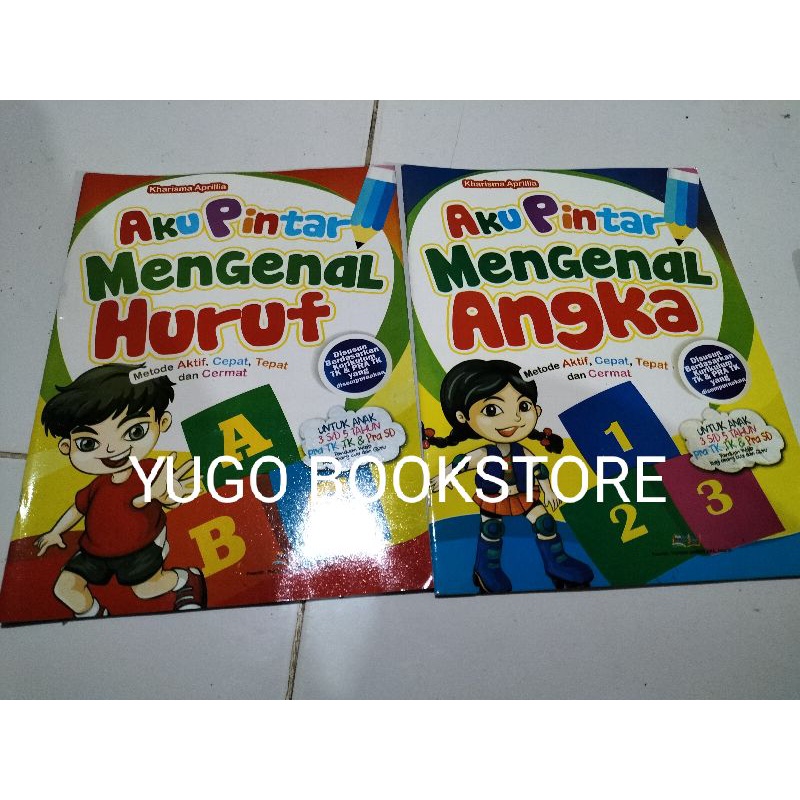 Jual BUKU AKU PINTAR MENGENAL ANGKA & AKU PINTAR MENGENAL HURUF UNTUK ...