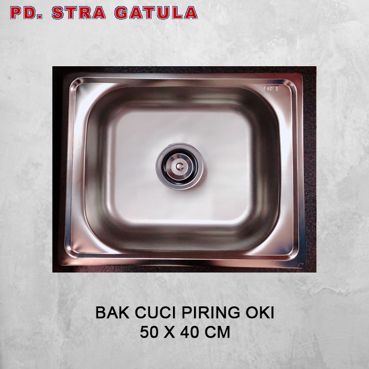 Jual Bak Cuci Piring + Afur / Kitchen Sink KD 53x43 + Afur - BCP ...