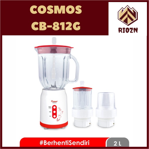 Jual COSMOS CB 812 G BLENDER KACA 2 LITER BLENZ CB-812G | Shopee Indonesia