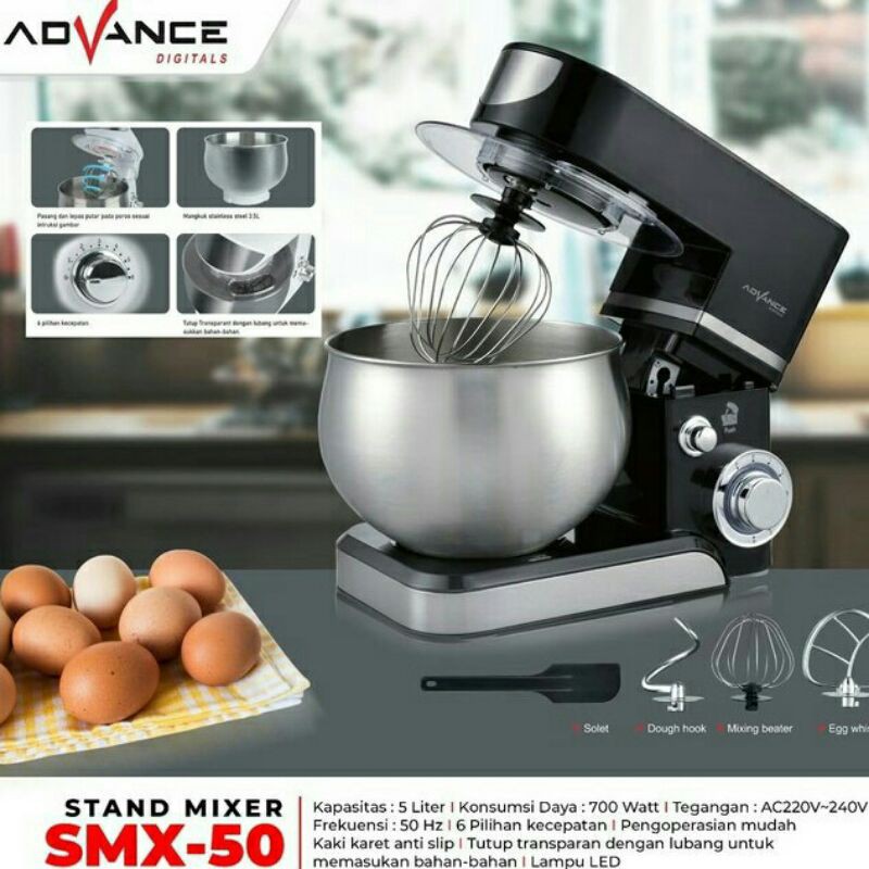 Jual Stand Mixer ADVANCE SMX 50 5 liter Shopee Indonesia