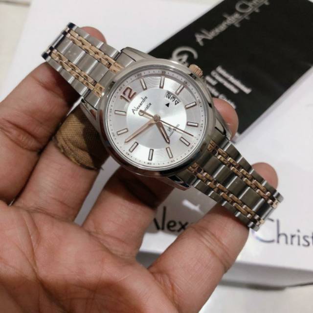 Jual AC 8325 Ladies / AC8325 silver combi original | Shopee Indonesia