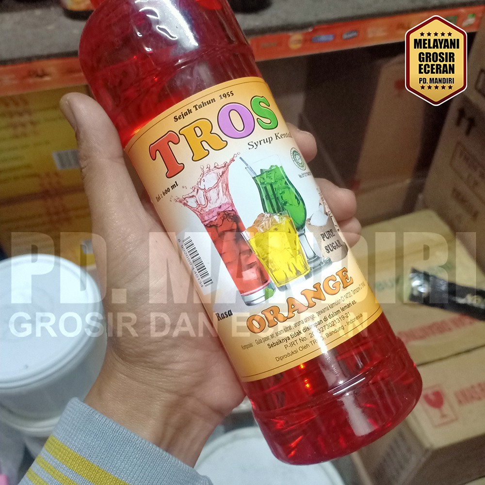 Jual TROS SIRUP RASA ORANGE 600 ML | Shopee Indonesia