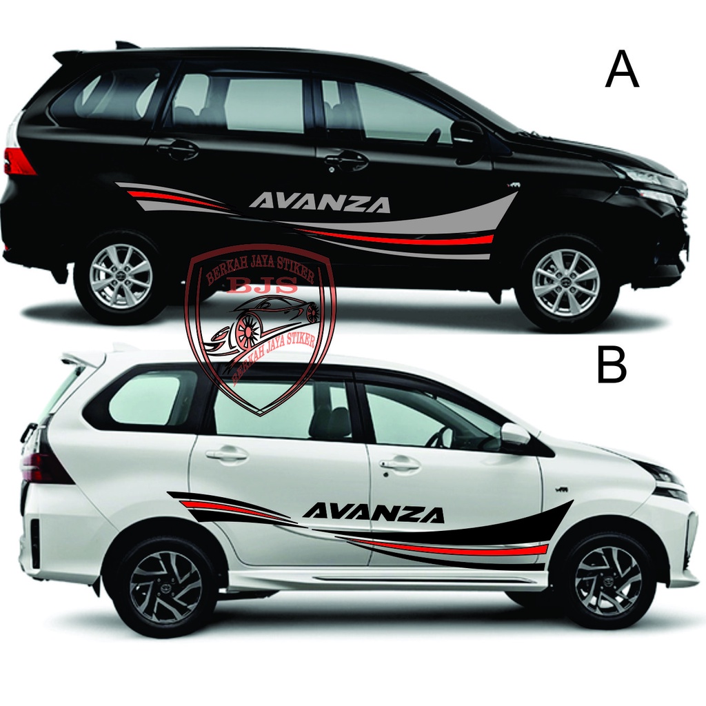 Jual Stiker mobil terbaru avanza Ertiga xenia calya stiker body mobil