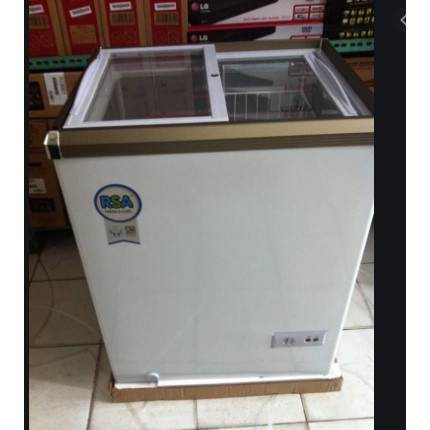 Jual Chest Freezer RSA By GEA XS 110 Pintu Geser KACA 100 Liter ...