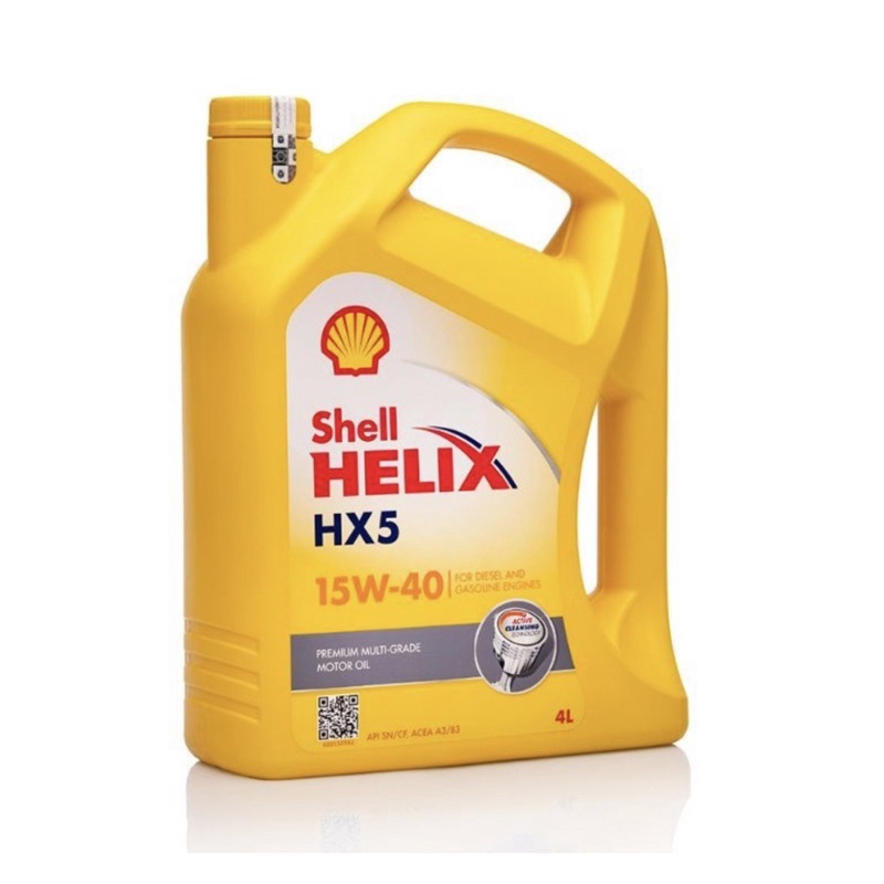 Jual Oli Shell Helix HX5 (15W-40) | 4 Liter | Oli Mobil Bensin & Solar ...