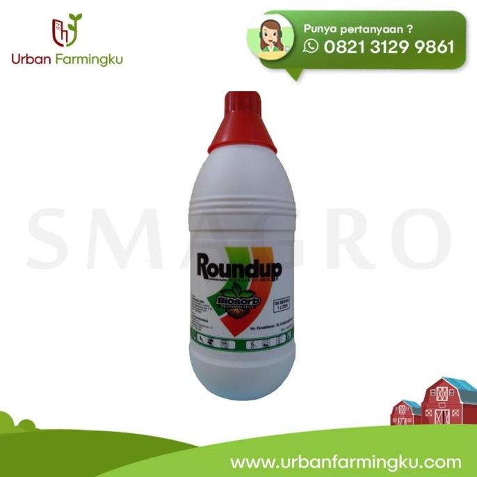 Jual JUAL Racun Rumput Roundup 486 SL 1 Liter (Herbisida) | Shopee ...