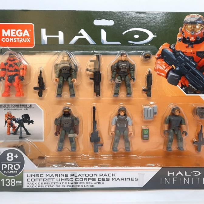 Halo Infinite Bazaar Battleground Mini Figure 2-Pack Mega Construx
