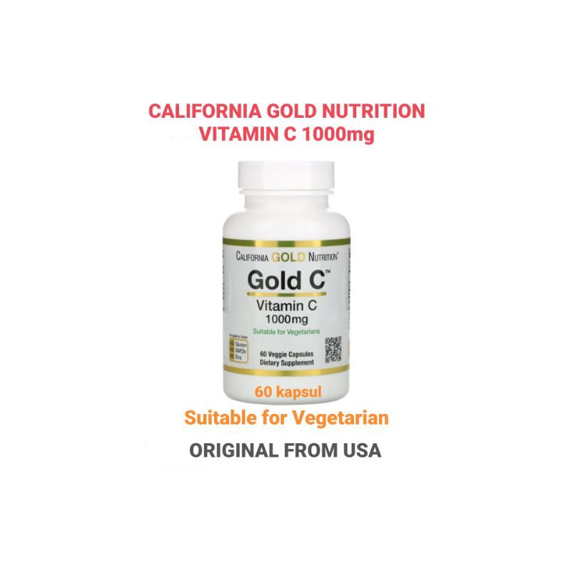 Jual CALIFORNIA GOLD VITAMIN C 1000mg ORIGINAL | Shopee Indonesia