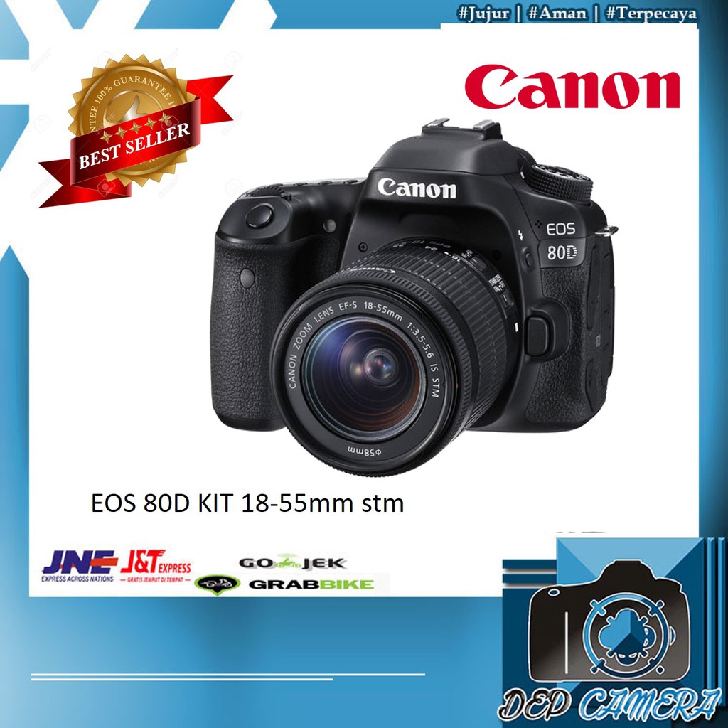 Jual Canon EOS 80D Kit 18-55MM LENS | Shopee Indonesia