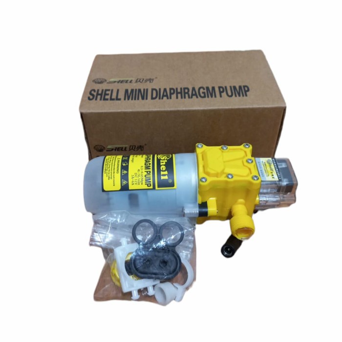 Jual POMPA AIR DC 12VOLT SHELL HIGH PRESSURE - IN11MM OUT18MM | Shopee ...