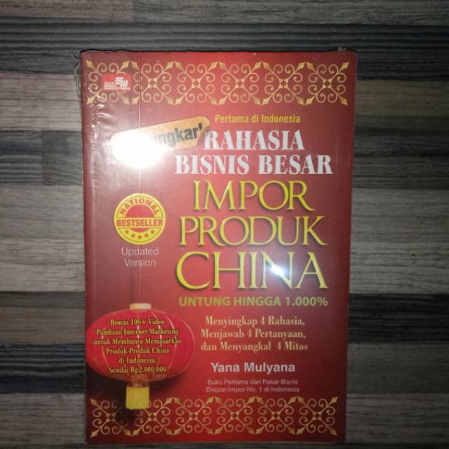 Jual TERBONGKAR! RAHASIA BISNIS BESAR IMPOR PRODUK CHINA (UPDATE