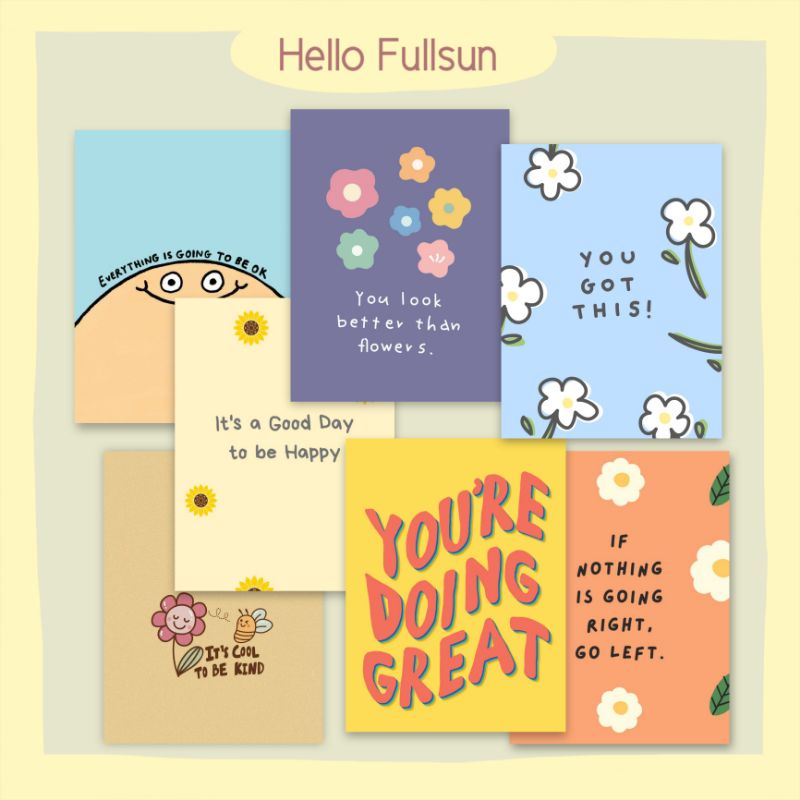 Jual Positive Postcard in 2022 Aesthetic Wall Art | Shopee Indonesia
