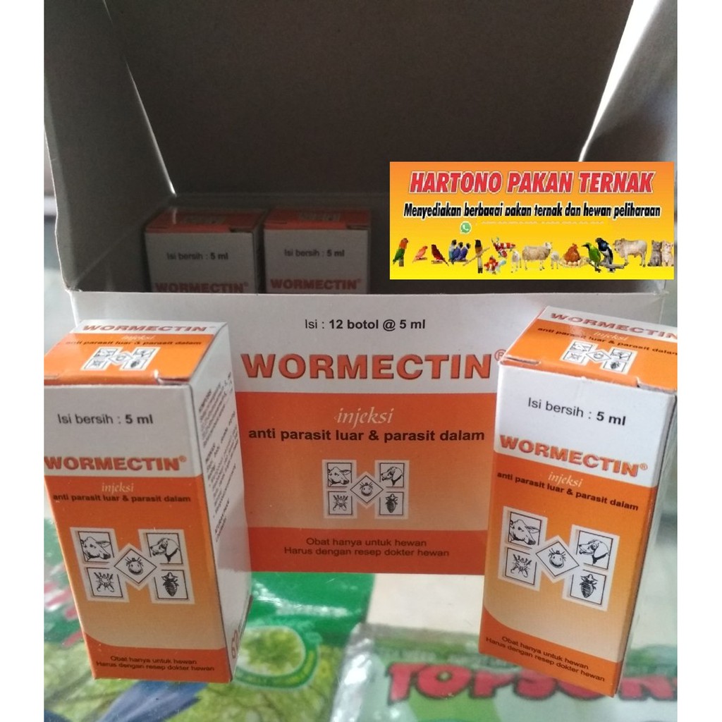 Jual Wormectin 5 ML/Medion+Bonus (Suntikan 1 cc) | Shopee Indonesia