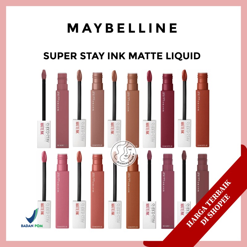 Jual Maybelline Superstay Matte Ink Liquid Matte Lipstick Make Up