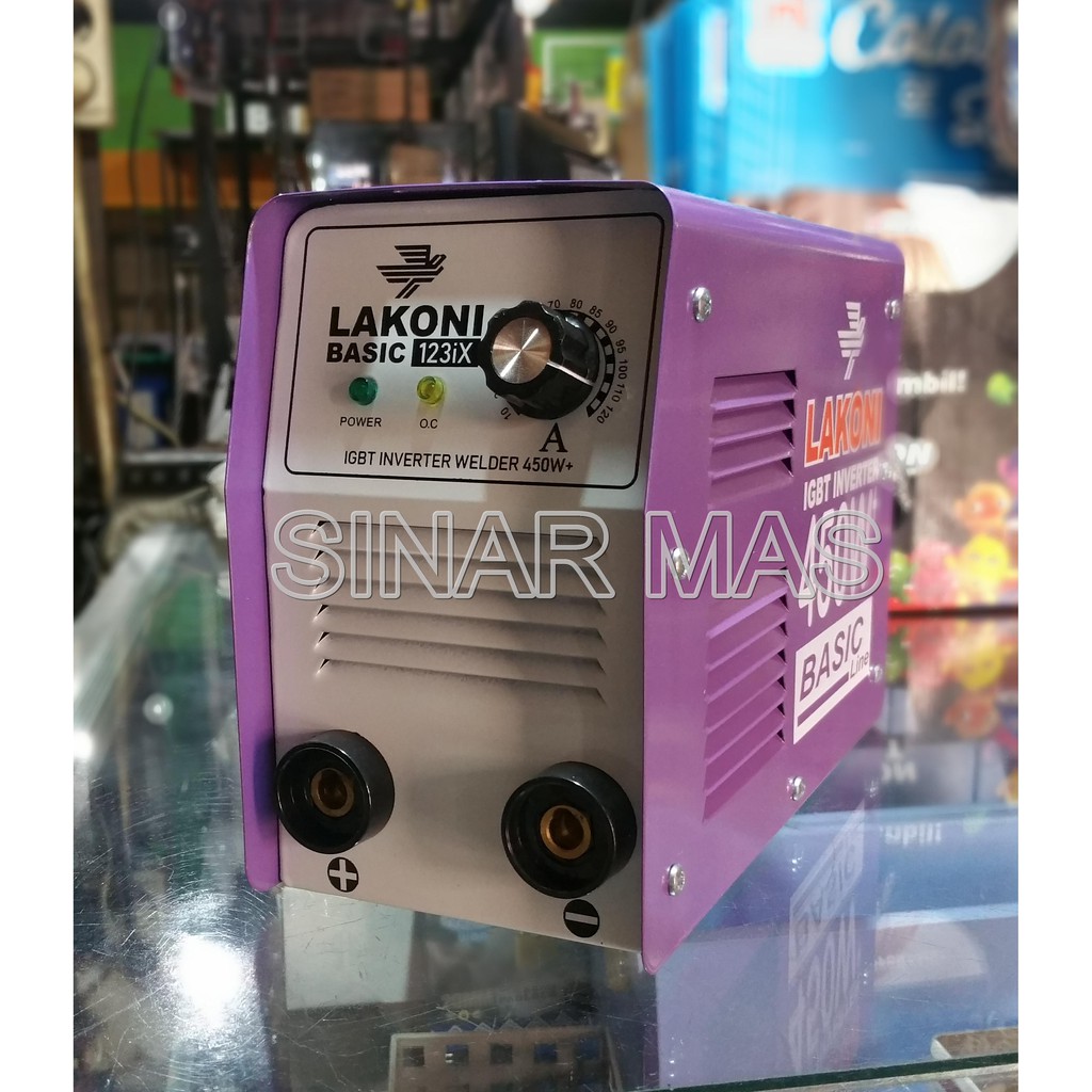 Jual LAKONI BASIC 123-1X MESIN LAS / INVERTER 450W | Shopee Indonesia