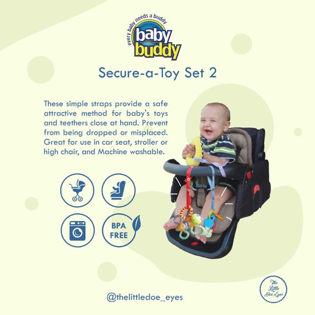 Baby buddy cheap secure a toy