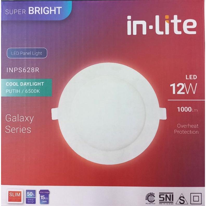 Jual Lampu Led Panel IB Bulat Inlite | Shopee Indonesia
