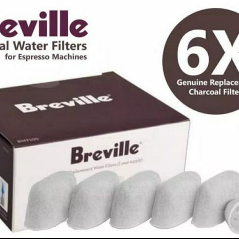 Jual Breville BWF100 Replacement Water Filter For Coffee Machine (6 Pcs ...