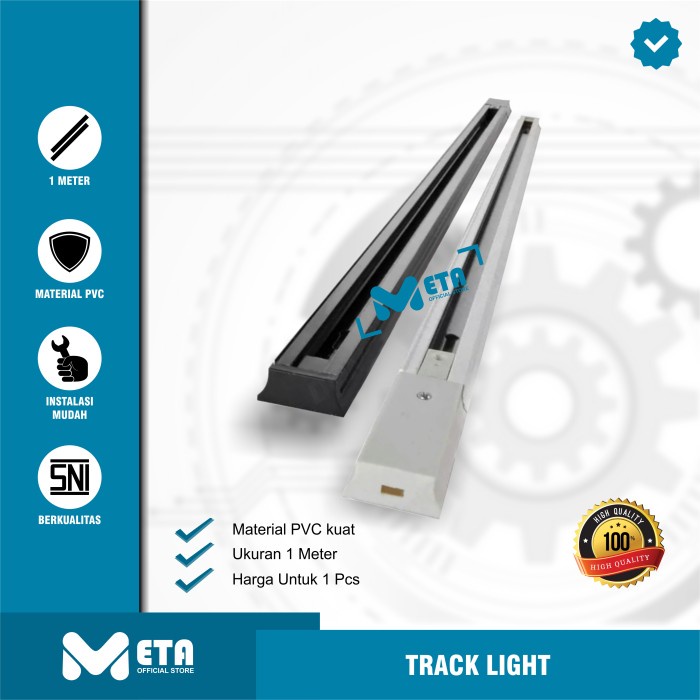 Jual Eklusif Rell Lampu Sorot Rell Track Spotlight 1 Meter Rell 1Meter ...