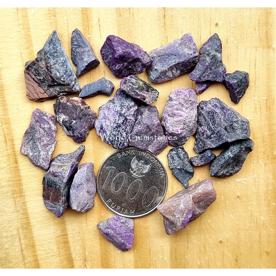 Jual 2.21.1RSR - Natural Sugilite Rough Stone - SET 5 Gram - RANDOM ...