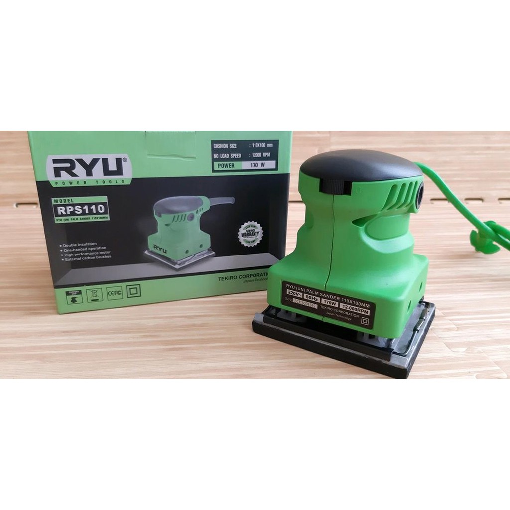 Jual Mesin Amplas Palm Sander Ryu RPS110 Murah | Shopee Indonesia