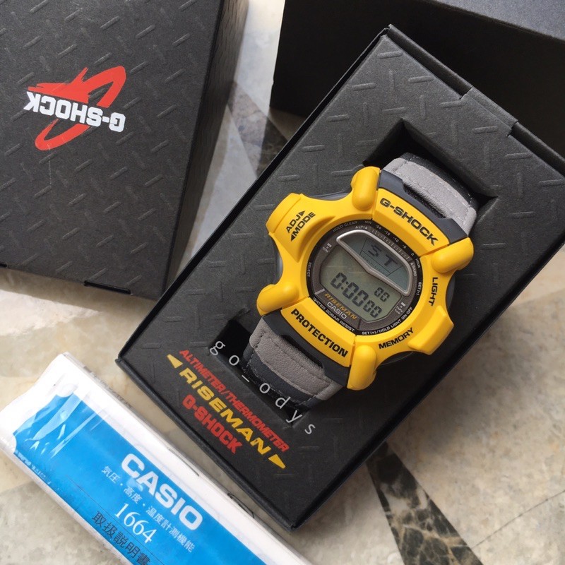Jual G-shock (DW-9100YJ-9T) Gshock Riseman kuning | Shopee Indonesia