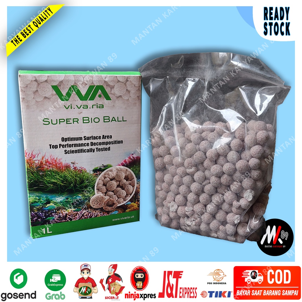 Jual VIVARIA Super Bio Ball Media Filter Air Laut Tawar Aquarium Kolam