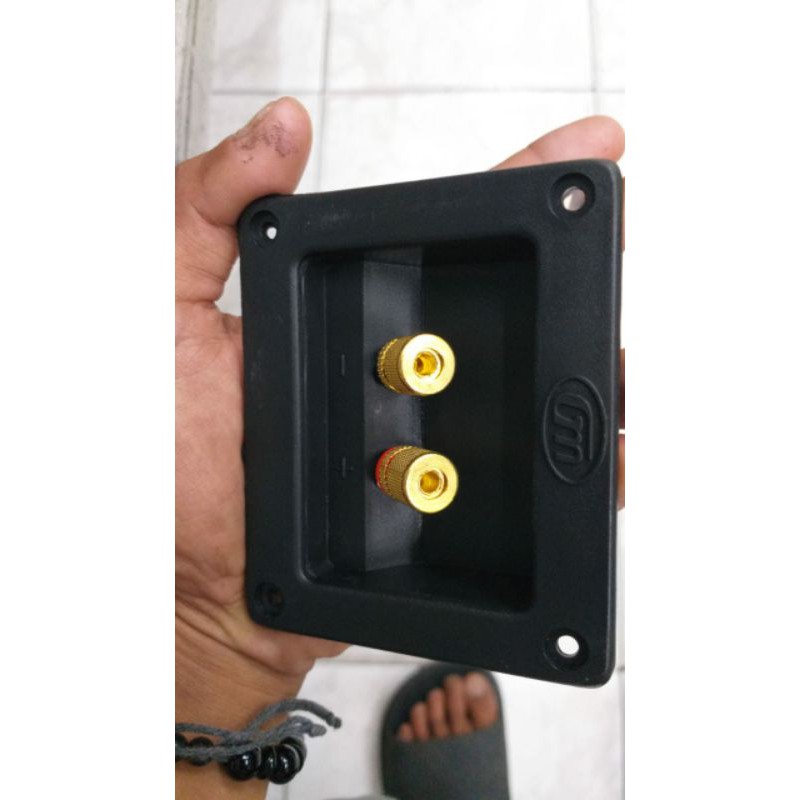 Jual Panel Terminal Box Speaker Biding Post 9 x 8 cm Kuningan | Shopee ...