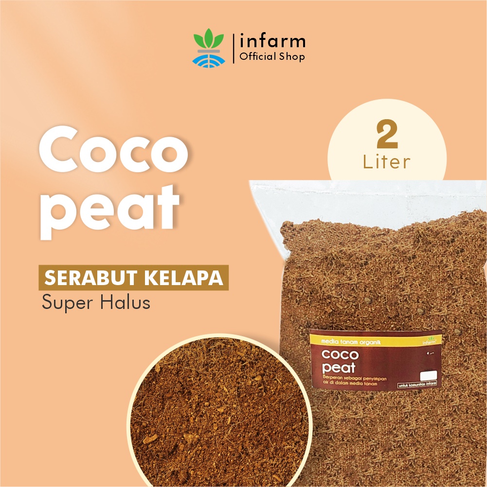 Jual INFARM - Cocopeat Media Tanam Sabut Serabut Kelapa Halus Gratis ...