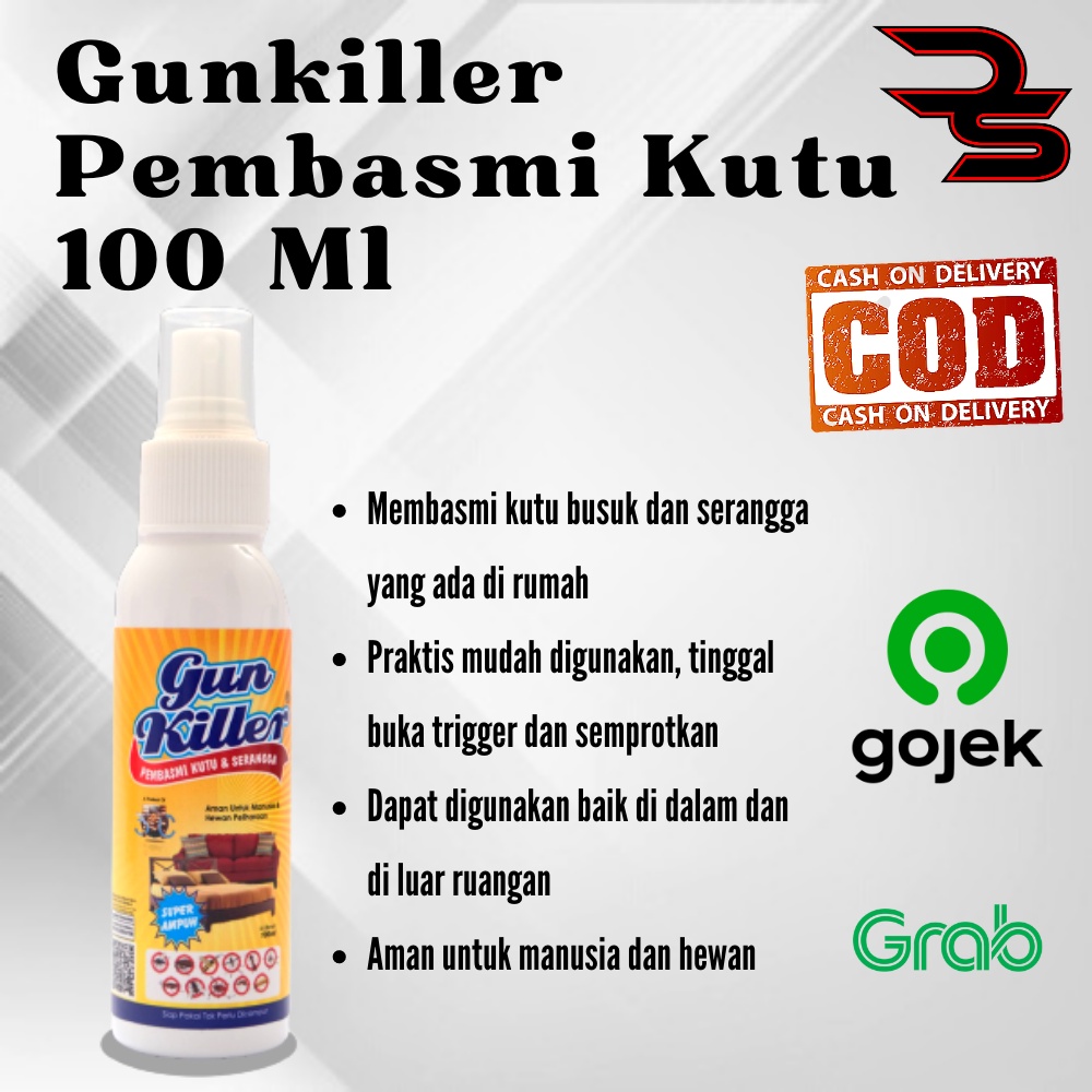 Jual Racun Pembasmi Kutu Kasur Busuk Gunkiller Spray 100ml Super Ampuh