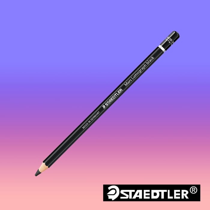 Jual Pensil Staedtler Black / Staedtler Mars Lumograph Black 2B- 4B- 6B ...