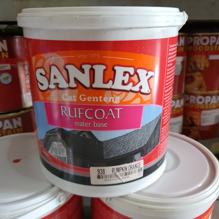 Jual Cat Genteng Roof Paint Sanlex 4 Kg 3.75 Liter | Shopee Indonesia