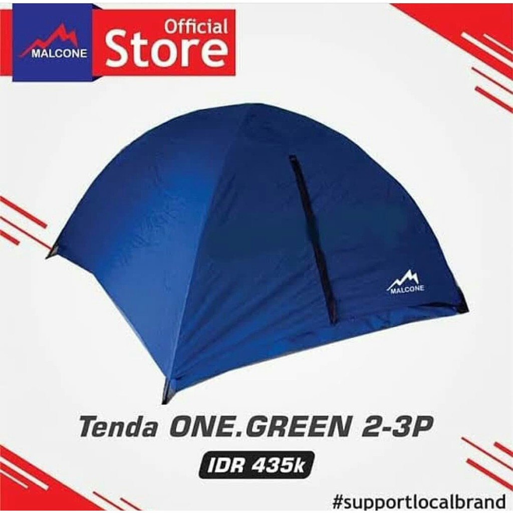 Jual Tenda Malcone kapasitas 2/3 person double layer blue | Shopee ...