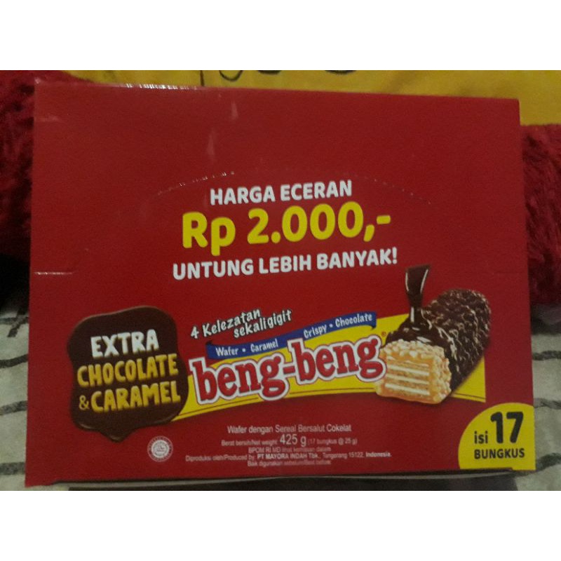 Jual , beng2 wafer caramel baru isi 17 ecer 2000 ukuran lebih besar ...