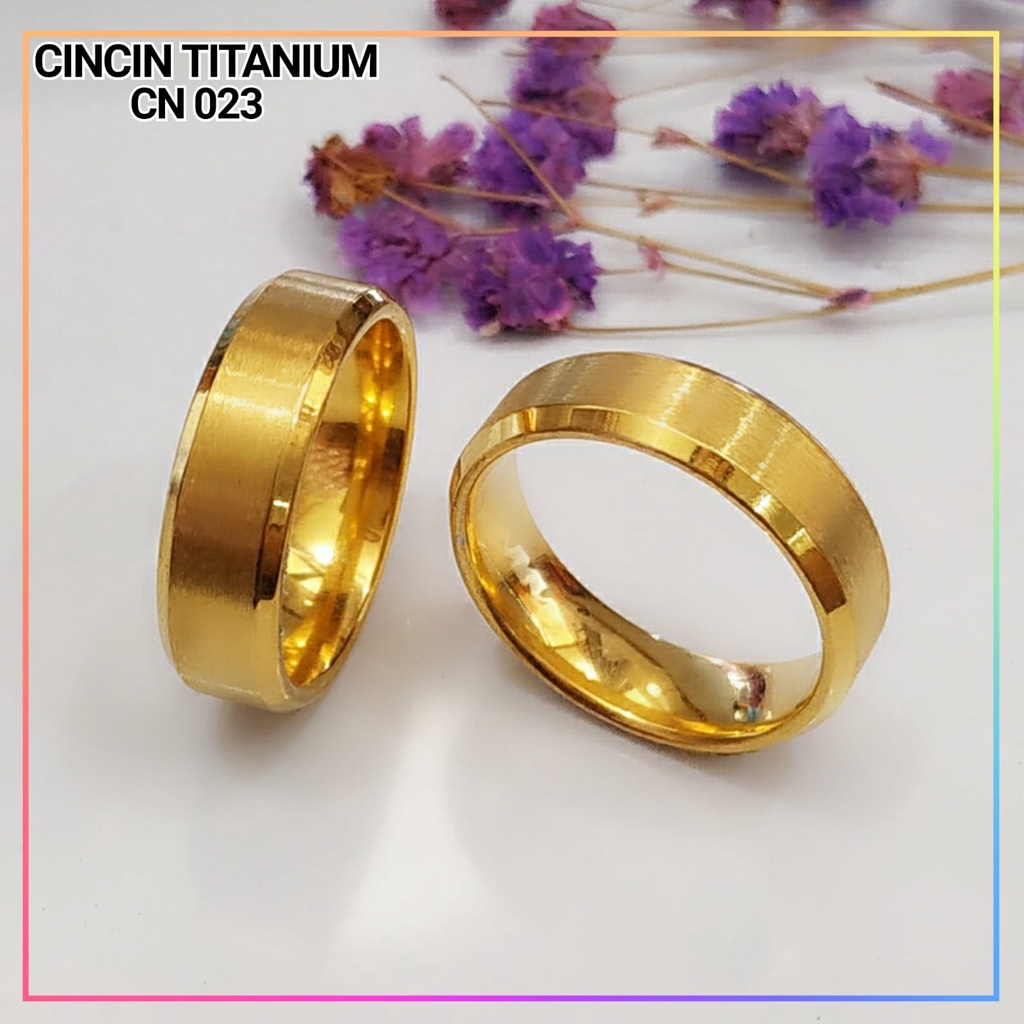 Jual Cincin Titanium Stainless Steel Couple Harga 1biji Cincin Dewasa