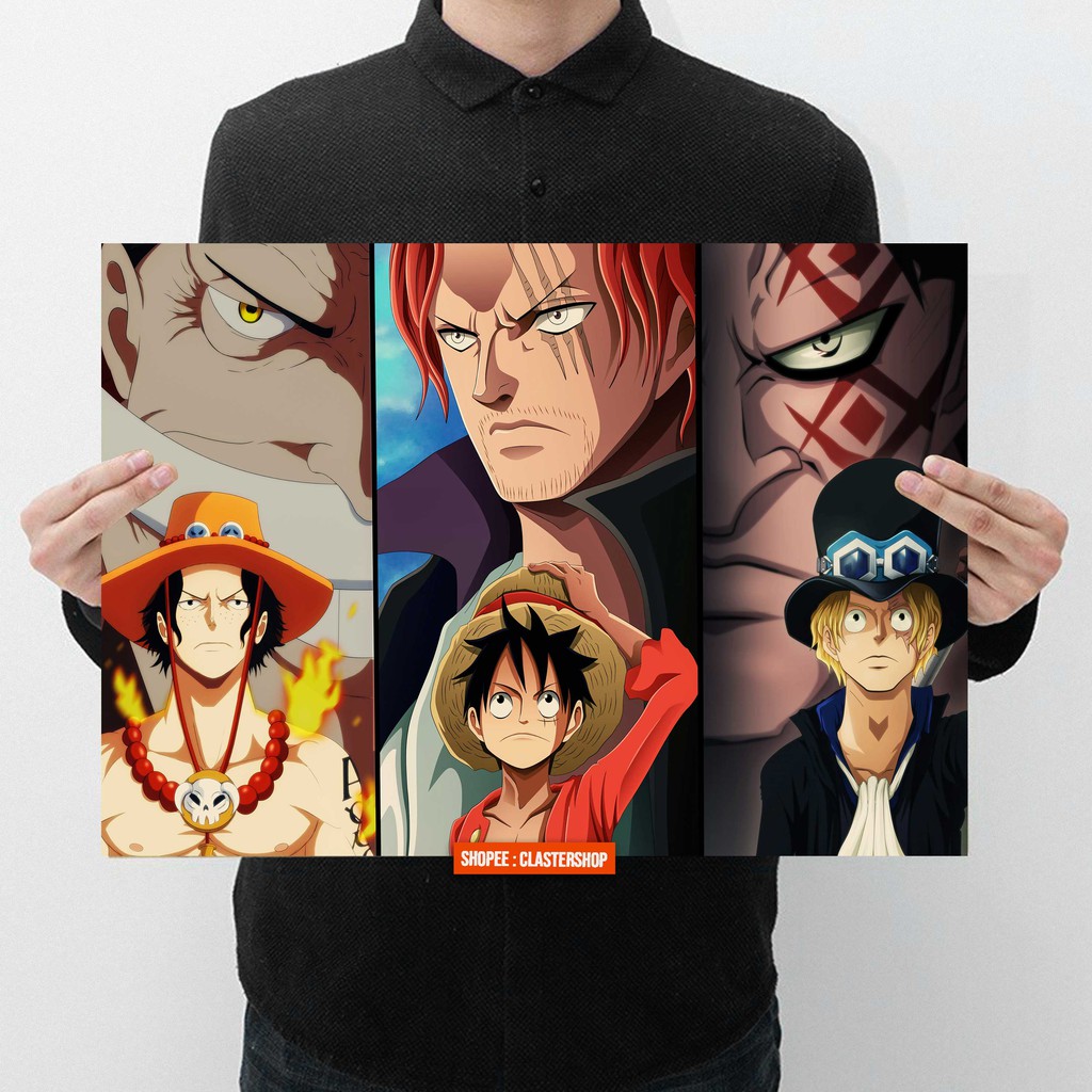 Jual Poster Anime One Piece Room Decoration Vintage Poster Dinding