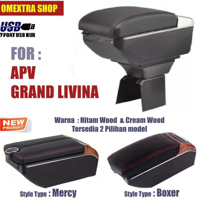 Jual Armrest Box USB - Console Box Avanza Xenia Mirage APV Karimun ...