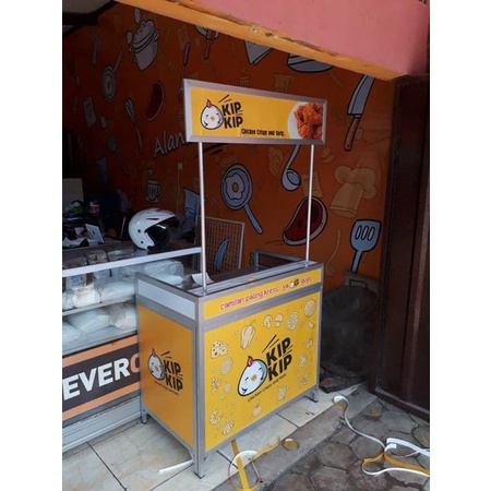 Jual STIKER STICKER KACA GEROBAK MAKANAN MINUMAN MOTIF & UKURAN ...
