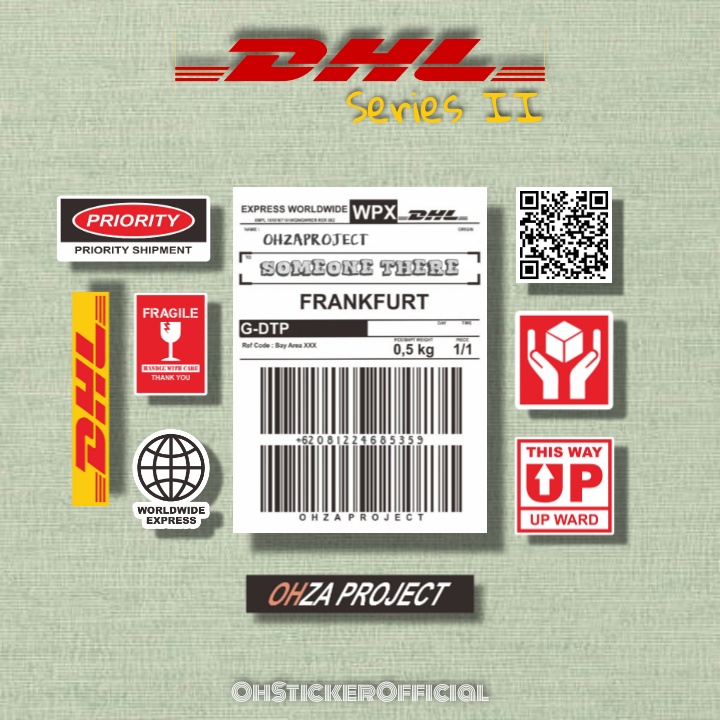 Jual STICKER VINYL AESTHETIC DHL SERIES B || STIKER CASE HANDPHONE ...