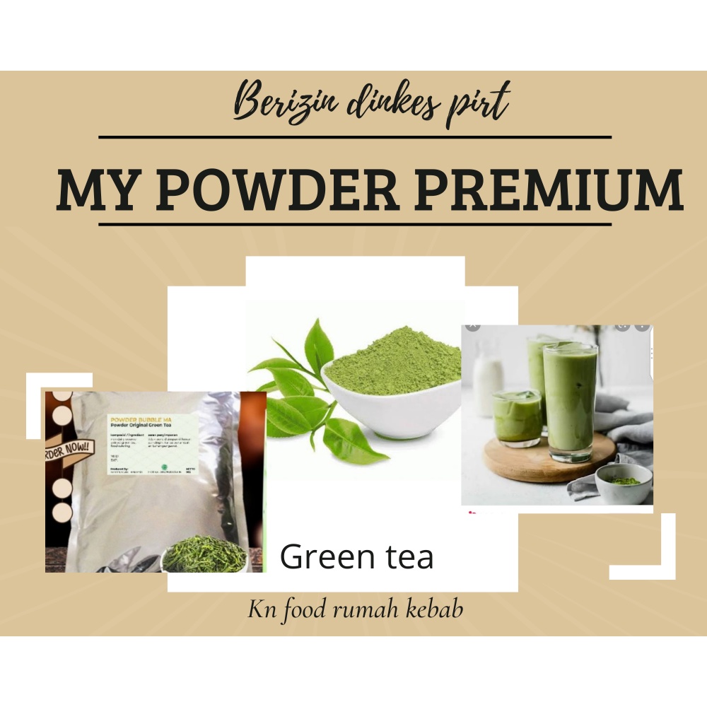 Jual Premium Matcha Green Tea - Bubuk Minuman Rasa Green Tea | Shopee ...