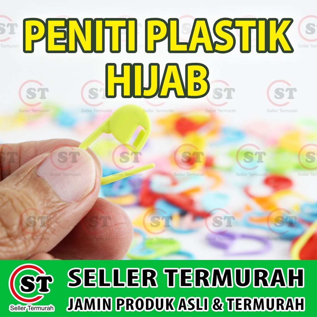 Jual PENITI PLASTIK PENITI HIJAB PENANDA RAJUTAN | Shopee Indonesia