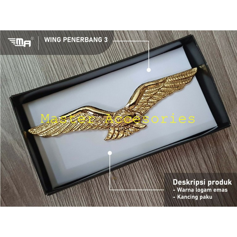 Jual Brivet Wing Penerbang 3 Pdh Tni Militer Brivet Pin Wing Shopee