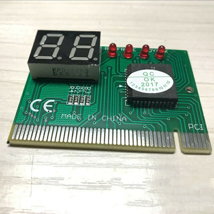 Jual card pci tester /cekker/debug untuk deteksi kerusakan motherboard ...