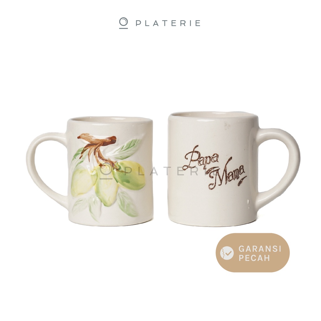 Jual Defect Saleby Platerie Gelas Keramik 2buah Mug Set Papa And Mama Isi 2pc Shopee Indonesia 8249