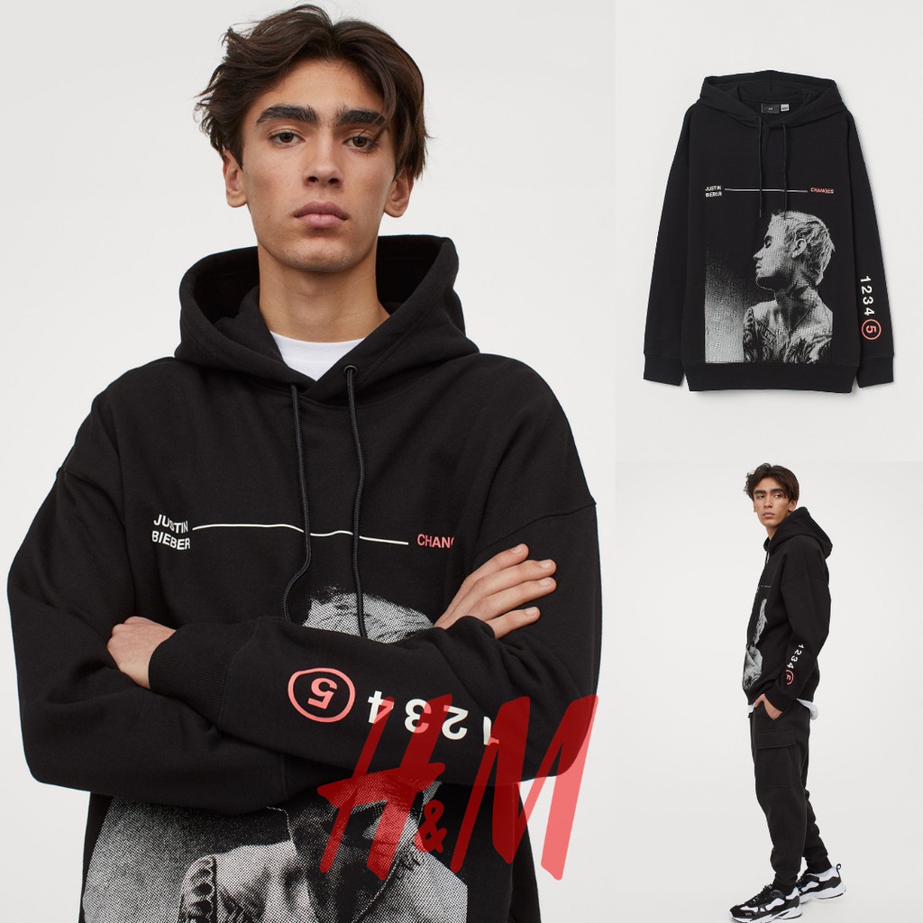 H and m justin bieber hoodie sale