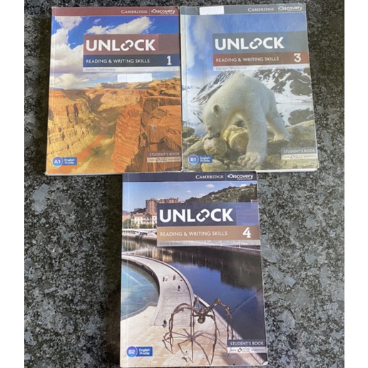 Jual Unlock Reading & Writing Skills Student's Book 1 3 4 Import