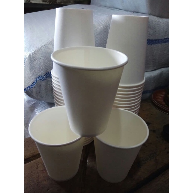 Jual Paper Cup Polos uk.9 Oz Gelas Kertas Polos | Shopee Indonesia