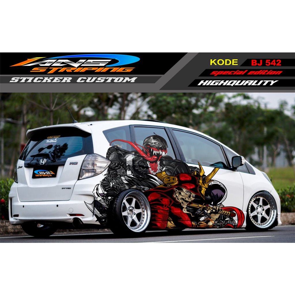 Jual Decal Sticker Mobil Jazz Brio Agya Sigra Avanza Datsun Sticker